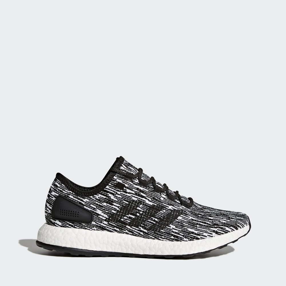 Adidas Pureboost - παπουτσια για τρεξιμο ανδρικα - Μαυρα/Ασπρα/Ασπρα,Μέγεθος: EU 36 – 54 2/3 (771JLH